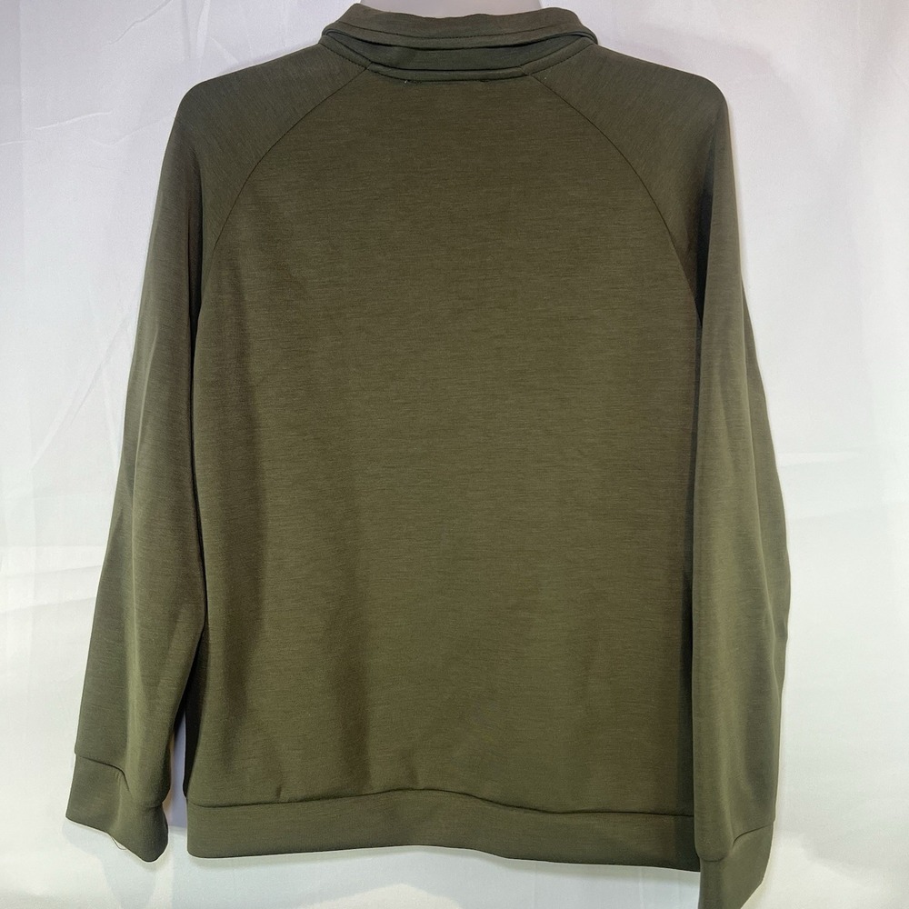 Cable & Gauge Studio‎ Women's Large Olive Green Pullover Long Sleeve Top Sweater - Picture 5 of 5